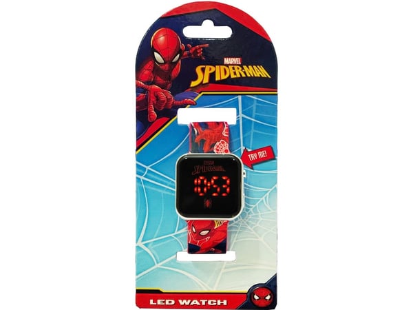 Kids Euroswan Digital LED-klokke Spiderman SPD4800 Kids Euroswan