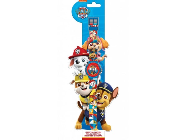 KE02 Psi Patrol PAW PATROL digitaalinen kello PW19943 Lapset Euroswan