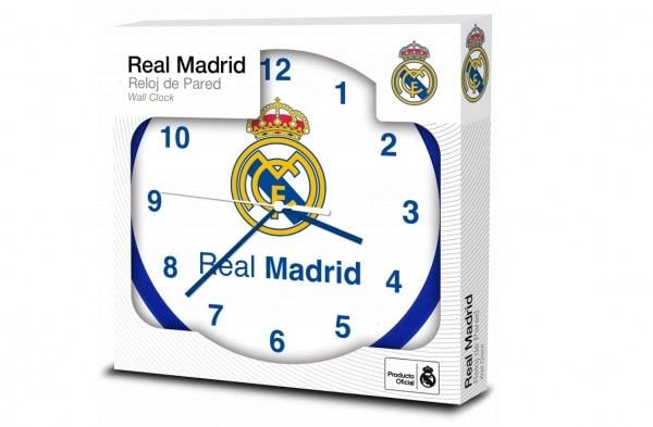 Euroswan veggklokke 25cm for barn Real Madrid / Rm00001