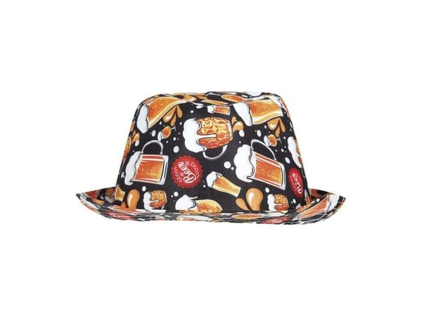 Hatt med ölglas