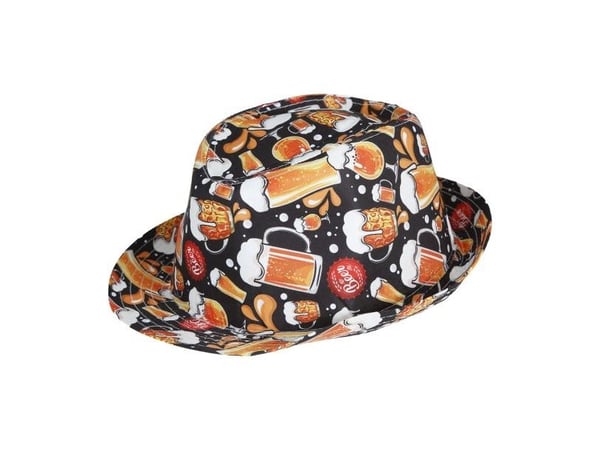 Hatt med ölglas