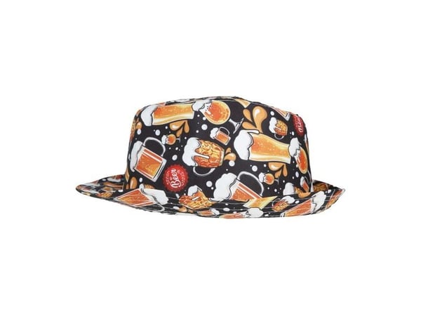 Hatt med ölglas