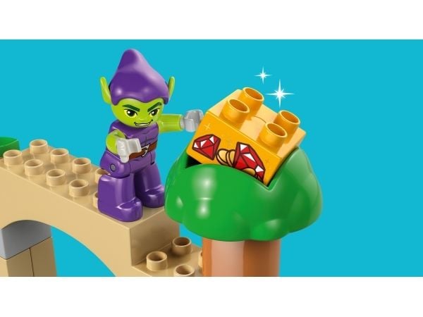 LEGO DUPLO Disney TM 10463 Dinosauren Spidey-Rex mot Green Goblin