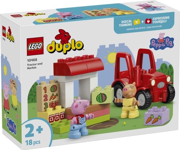 LEGO DUPLO 10468 Traktor og merkitty