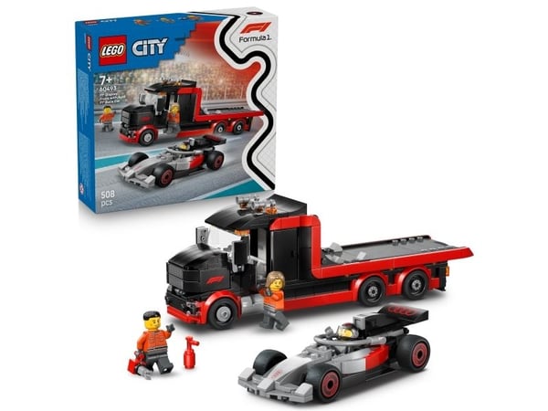 LEGO City 60493 F1 Exhibition Truck med Audi F1 racerbil