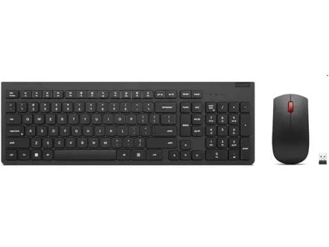 Lenovo - Tastatur- og mussett - trådløs - 2.4 GHz - QWERTY - USA med eurosymbol - svart