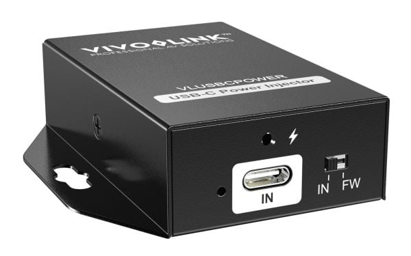 VivoLink - Power injector - 140 Watt - utgångskontakter: 1 - svart