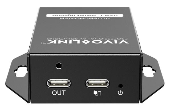 VivoLink - Power injector - 140 Watt - utgångskontakter: 1 - svart