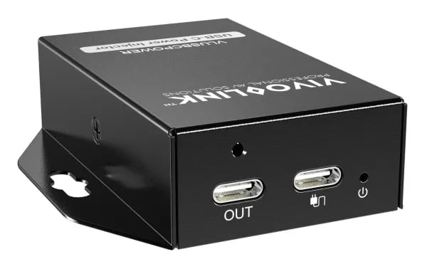 VivoLink - Power injector - 140 Watt - utgångskontakter: 1 - svart