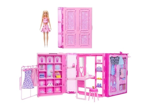 Barbie Fashion Fun Dream Closet w Doll