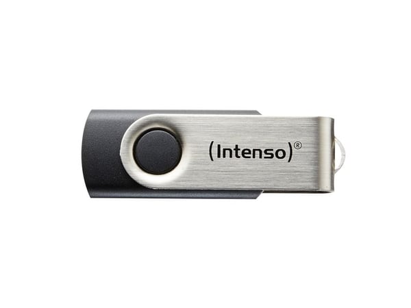 Intenso Bonuspack - Harddisk - 1 TB - ekstern (bærbar) - 2.5" - USB 3.2 Gen 1 - 5400 rpm - buffer: 8 MB - svart - med 64 GB USB flash drive