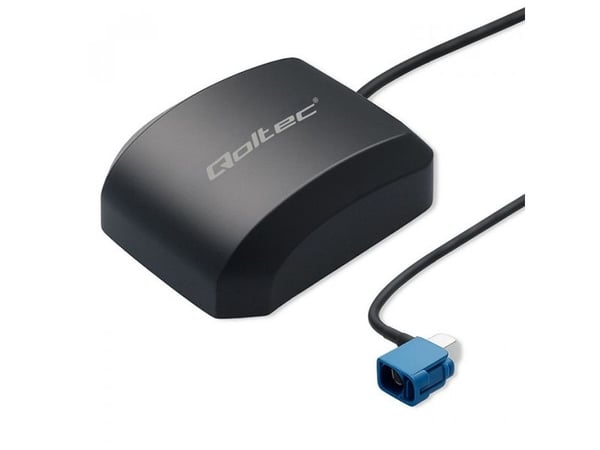 Qoltec - Antenne - navigasjon - 28 dBi - rundtstrålende - dashbord, magnetmonterbar, utendørs