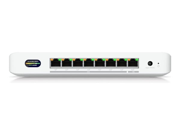 Ubiquiti UniFi Device Bridge Switch - Switch - Administrerad - 1 x 10GBase-T (PoE+) + 7 x 2.5GBase-T (PoE+) - skrivbordsmodell, väggmonterbar - PoE...