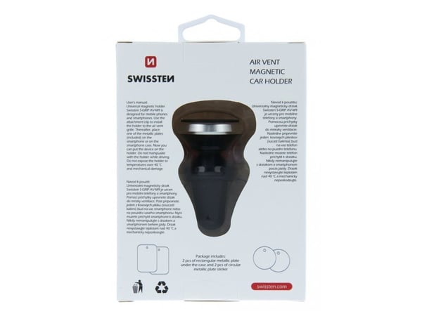 Swissten S-Grip AV-M9 universell bilventilasjonsholder for enheter