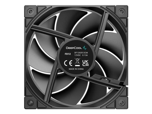 FD12 120x120x25(musta, 3er Pack, 120 mm)