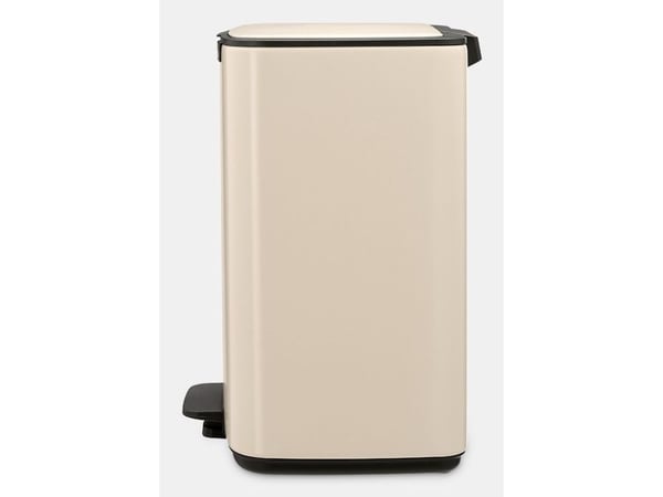 Brabantia Bo Pedal Bin, 12 l, Rektangulær, Stål, Beige, Pedal, 292 mm