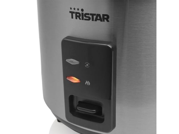 Tristar RK-6148, Svart, Sølv, 1,8 L, Knapper, 0,8 m, Rustfritt stål, Glass
