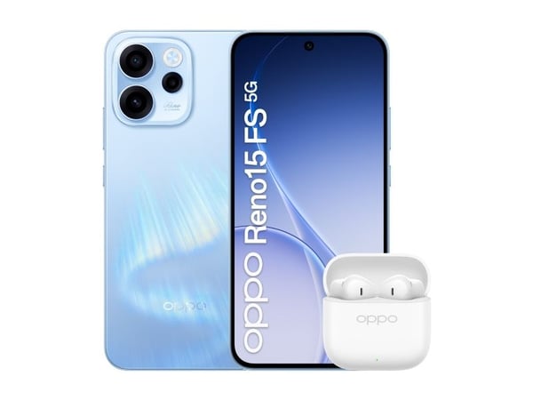 OPPO Reno15 FS 5G Aurora Blue Box 16.7 cm (6.57") Dual SIM Android 16.0 USB Type-C 8 GB 512 GB 6500 mAh