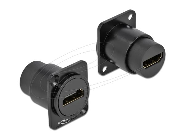 Delock D-Type Module HDMI-A naaras naaraaseen - Modulær facilitet plade snape-in - panelmonterbar - HDMI - lajittelu