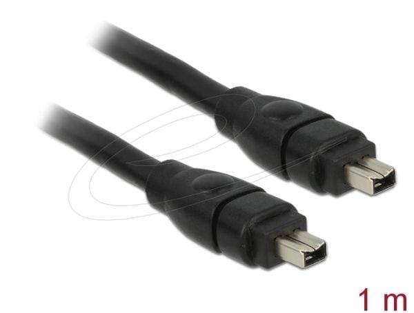 Delock - IEEE 1394-kabel - 4 pin FireWire (hann) til 4 pin FireWire (hann) - 1 m