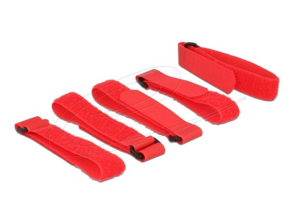 DeLOCK 18705, Punainen, 20 mm, 300 mm, 5 kpl