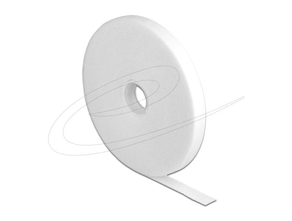 Delock - Kabelbandsrulle - 10 m - vit