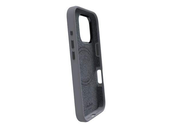 Puro Icon Mag Mag Pro MagSafe silikonikotelo iPhone 16 Pro - tummanharmaa
