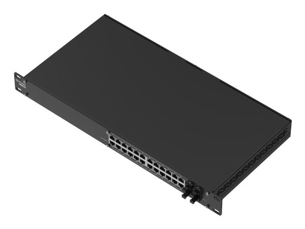 Teltonika SWM282 - Switch - L2+ - Styrt - 24 x 10/100/1000 (PoE+) + 4 x Gigabit SFP - rackmonterbar - PoE+ (300 W) - med 2 års RMS Management