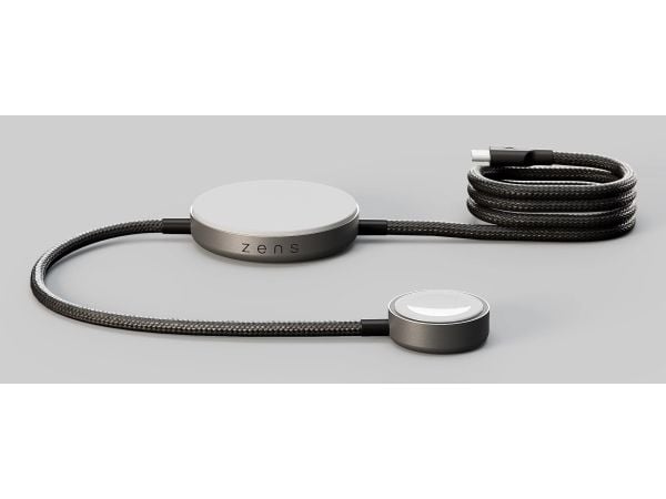 ZENS Pro 2 - Trådløs ladematte - 25 watt - 2 utgangskontakter (magnetisk) - MFI-sertifisert