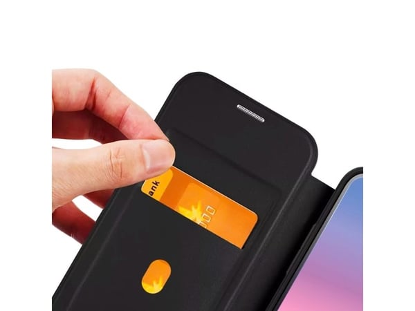 4smarts Urban Pro, Flip case, Apple, iPhone 17, 16 cm (6.3"), Svart, Gjennomsiktig