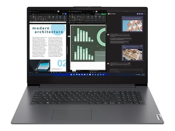Lenovo V17 G4 IRU 83A2 - 180-graders hengseldesign - Intel Core i5 - 13420H / inntil 4.6 GHz - Win 11 Pro - UHD Graphics - 8 GB RAM - 512 GB SSD NV...