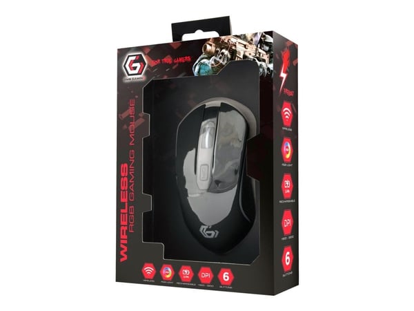 Datorstol Gembird RGB Firebolt Black