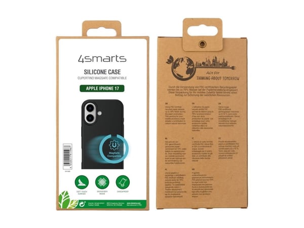 4smarts 541568, Suojus, Apple, iPhone 17, 16 cm (6.3"), musta