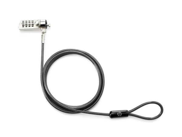 HP Essential Combination Lock - Lås för säkerhetskabel - 1.22 m