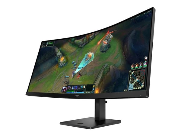 OMEN by HP 34c G2 - LED-skjerm - gaming - kurvet - 34" - 3440 x 1440 WQHD @ 180 Hz - VA - 400 cd/m² - 4000:1 - DisplayHDR 400 - 1 ms - 2xHDMI, Disp...