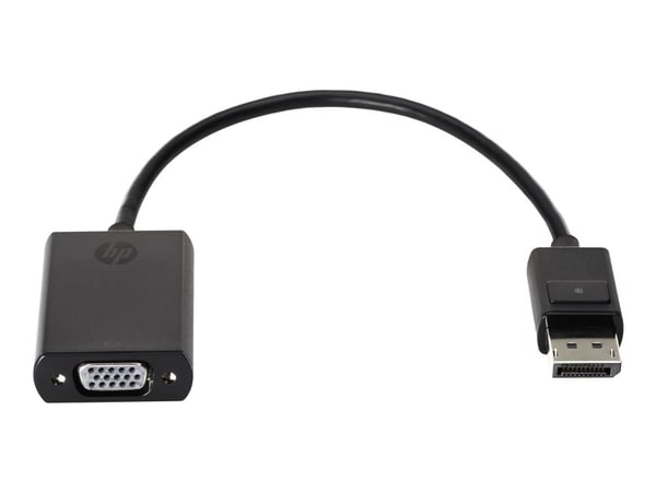 HP - Videokonverter - DisplayPort - VGA - for Elite t655; EliteBook 8470; Pro 260 G9, t550; Workstation Z4 G5, Z6 G5; ZBook 17 G4