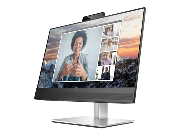 HP E24m G4 Conferencing - E-Series - LED-skjerm - 23.8" - 1920 x 1080 Full HD (1080p) @ 75 Hz - IPS - 300 cd/m² - 1000:1 - 5 ms - HDMI, DisplayPort...