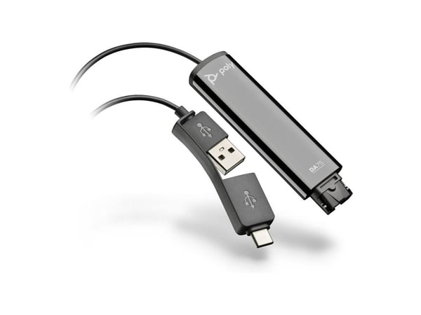HP Poly DA75 - Lydkort - USB-C / USB-A - for Victus by HP Laptop 16; Laptop 14, 15, 17; Pavilion Plus Laptop 14, 16