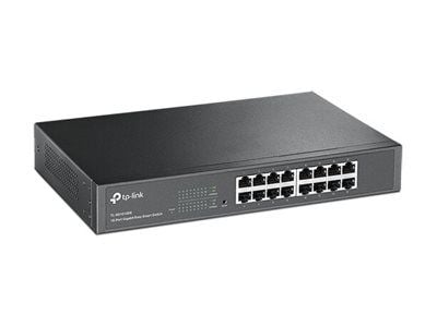 TP-Link JetStream TL-SG1016DE - Switch - Styrt - 16 x 10/100/1000 - rackmonterbar