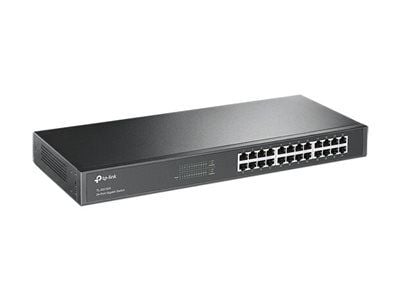 TP-Link TL-SG1024, Hallitsematon, Gigabit Ethernet (10/100/1000), Täysin kaksipuolinen, Telineasennus, 1U