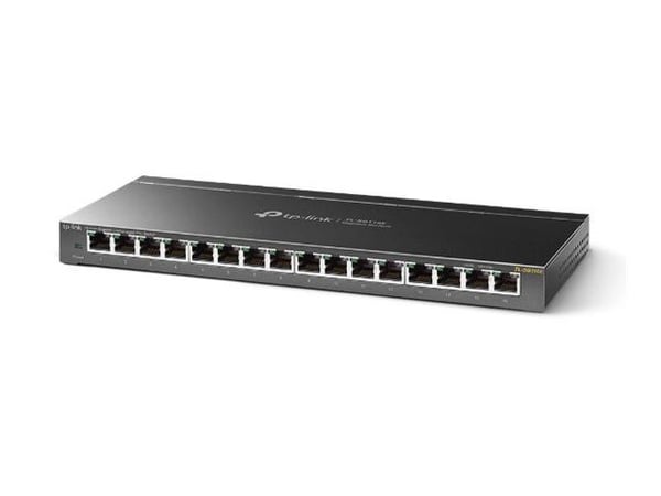 TP-Link TL-SG116E Unmanaged Pro - Switch - ikke-styrt - 16 x 10/100/1000 - stasjonær