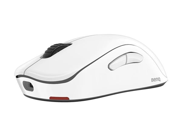 BenQ ZOWIE U2-DW - Glossy Edition - mus - 4K, for esports, M - høyre- og venstrehåndet - 7 knapper - trådløs - 2.4 GHz - hvit