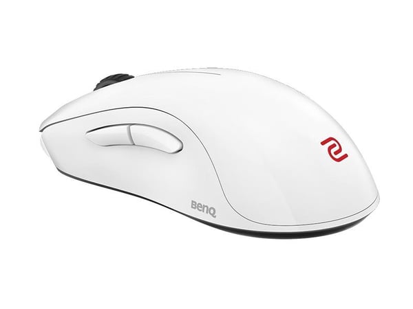 BenQ ZOWIE U2-DW - Glossy Edition - mus - 4K, for esports, M - høyre- og venstrehåndet - 7 knapper - trådløs - 2.4 GHz - hvit