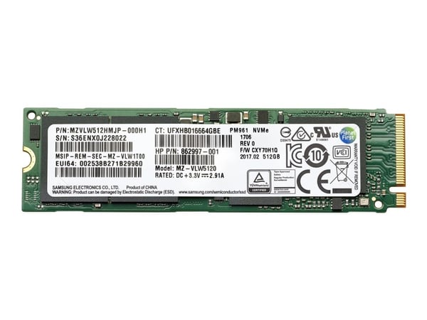 HP 1TB PCIe 4x4 NVMe TLC SSD, 1 TB, M.2