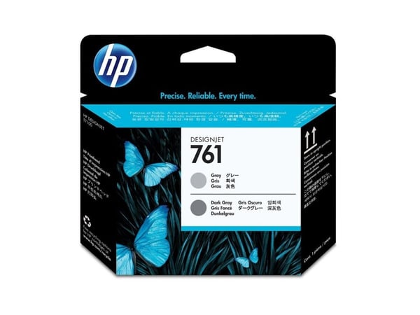 HP 761 - Grå, mörkgrå - skrivhuvud - för DesignJet T7100, T7200, T7200 Production Printer