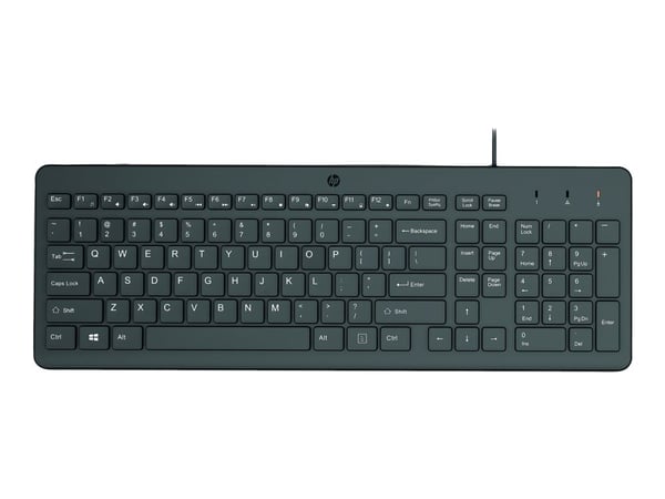 HP 150 - Tastatur - USB - QWERTY - Internasjonal engelsk / kanadisk fransk - for Victus by HP Laptop 15, 16; Laptop 14, 15, 15s; Pavilion Plus Lapt...
