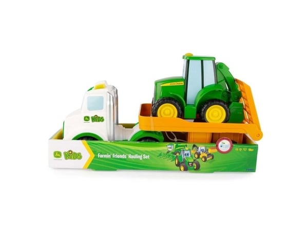 Tomy John Deere slepetraktor