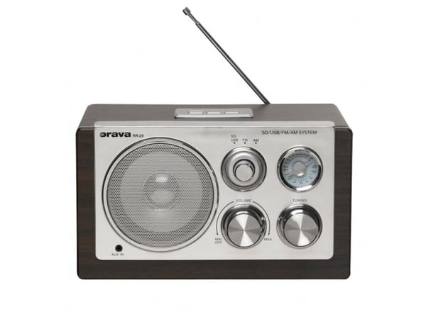Orava RR-29, Bærbar, Analog, AM, FM, 88 - 108 MHz, 540 - 1600 kHz, 3,5 W