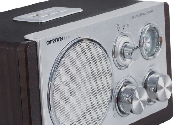Orava RR-29, Bærbar, Analog, AM, FM, 88 - 108 MHz, 540 - 1600 kHz, 3,5 W