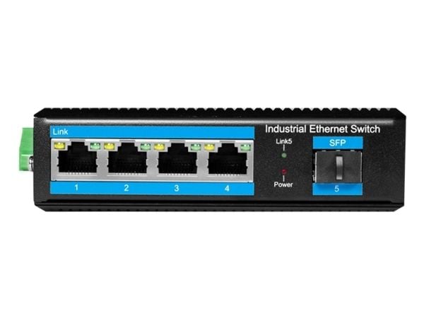 LogiLink NS204, Uhåndtert, Gigabit Ethernet (10/100/1000), Full tosidig, Kan monteres på vegg
